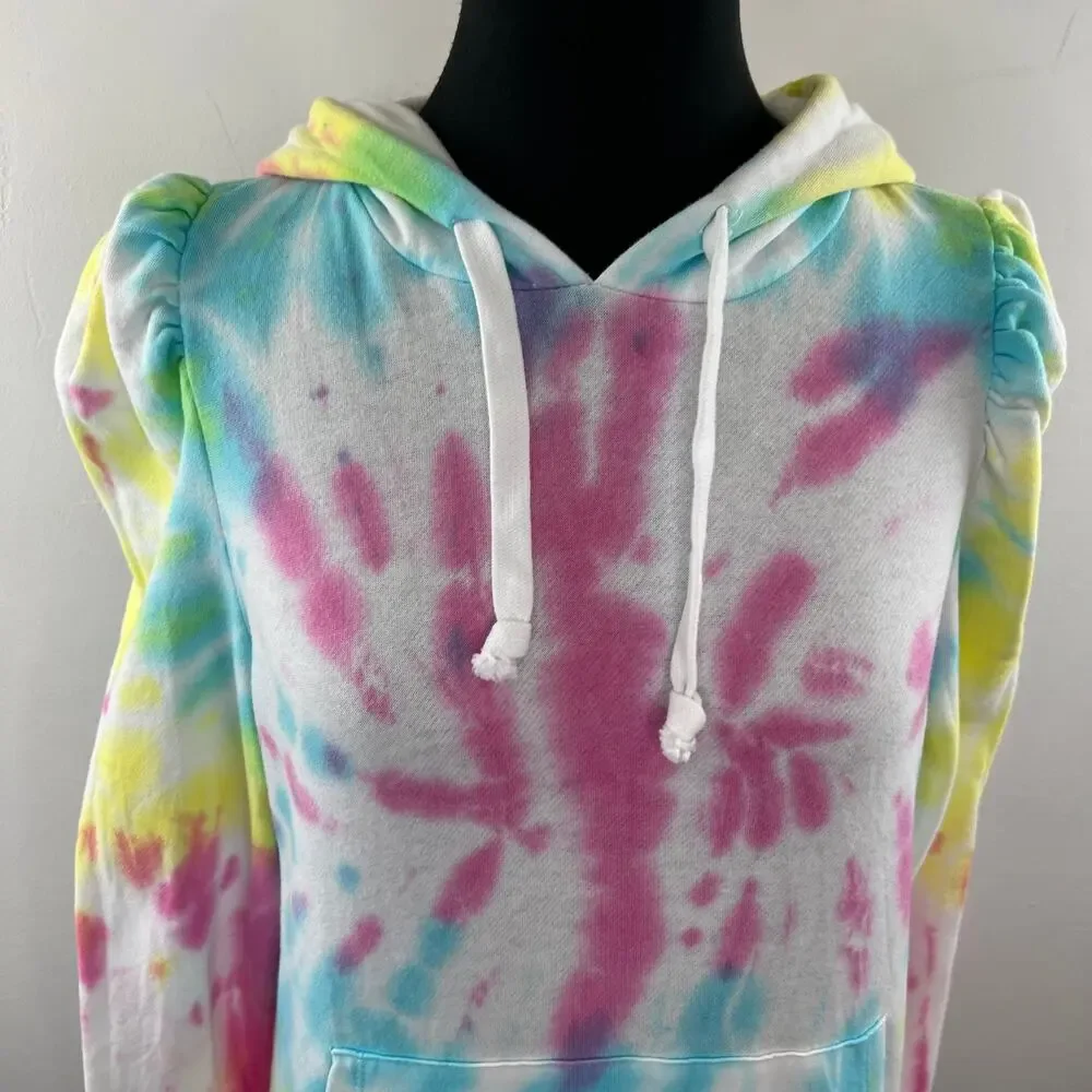 Generation Love Hoodie White Pink Cotton Drawstring Pocket Size X-Small XS - Picture 3 of 9